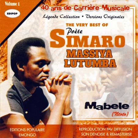 Simaro Lutumba - The Very Best of Poète Simaro Massiya Lutumba, Vol. 1 : Mabele (Ntoto)