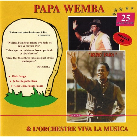 Papa Wemba & L'Orchestre Viva La Musica - 25 Ans De Succès