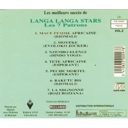 Langa Langa Stars - Les meilleurs succès de Langa Langa Stars, Vol. 2 (Les 7 patrons)