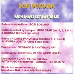 Boziana - Mon Mari Est Gabonais